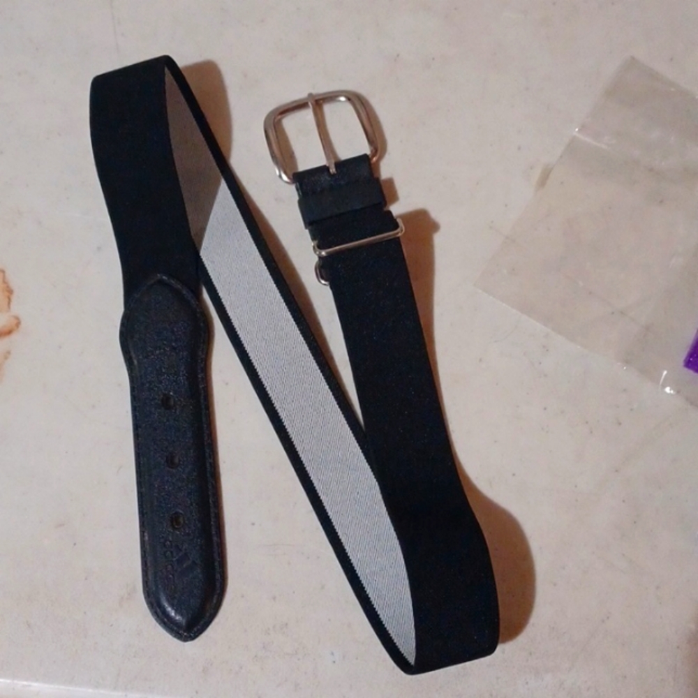 Adidas black baseball belt